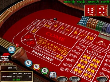 craps au machance casino